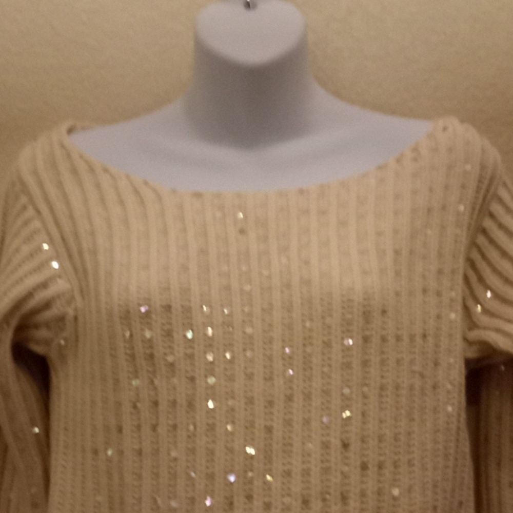 Cache Sweater With Sequins - image 4